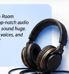 Studio headphones